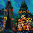 Cats With Sunflower Trick Or Treat Halloween Cloak Cat Owners Cloak Halloween Costumes