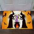 Witches Happy Halloween Doormat Horror Holiday Halloween House Decorations Inside
