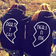 Partners In Crime Best Friend Matching Hoodies For Couples Funny Gifts For Best Friend
