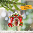 Personalized Golden Retriever Christmas Ornament Dog Owner Golden Retriever Xmas Ornaments
