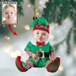 Personalized Photo Babys First Christmas Ornament Cute Christmas Tree Decoration 2022