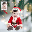 Personalized Photo Babys First Christmas Ornament Cute Christmas Tree Decoration 2022