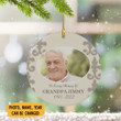 Personalized Photo Memorial Christmas Ornament In Loving Memory Ornament For Lost Loved One