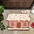 Gingerbread House Doormat Gingerbread Welcome Mat Christmas Decoration Gift