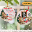 Personalized Memorial Christmas Ornament With Picture Christmas In Heaven What Do They Do