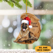 Personalized Photo German Shepherd Dog Memorial Ornament Dog Memorial Christmas Ornaments 2022