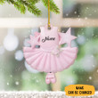 Personalized Ballet Christmas Ornament Ballerina Christmas Tree Ornaments Presents