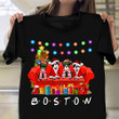 Boston Terrier Christmas Shirt Boston Terrier Lover Funny Xmas Tees Gifts For Best Friends