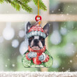 Boston Terrier Christmas Ornament Dog Owner Cute Christmas Tree Ornament 2022
