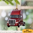 Personalized Semi Truck Christmas Ornament Truck Driver Christmas Ornaments 2022