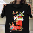 Hummingbird Boot Christmas Shirt Xmas Holiday Hummingbird Themed Gifts