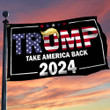 Trump 2024 Flag For Sale Donald Trump 2024 Slogan Take America Back Political Flag