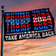 Trump 2024 Flag For Sale Take America Back Slogan Trump 2024 Merchandise
