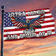 Trump Flags American Eagle Ultra Maga And Proud Of It 2Nd Amendment Flag Trump Campaign
