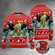 Dinosaur Ugly Christmas Sweater Santa Riding Dinosaur Sweater Funny Gift For Him Her