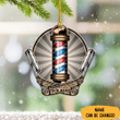 Personalized Barber Ornament Barber Pole Christmas Ornament Gifts Ideas For Him