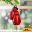 Personalized Boxing Ornament Boxing Gloves Christmas Ornament Decoration Gifts