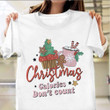 Christmas Calories Don't Count Shirt Funny Christmas Party T-Shirt Gifts For Teens
