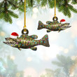 Smallmouth Bass Fishing Ornament Fishing Ornaments For Christmas Tree 2022