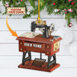 Personalized Sewing Machine Ornament Sewing Christmas Ornament 2022