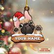 Personalized French Bulldog Ornament Cute Christmas Tree Decorations Gifts For Dog Owners
