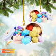 Personalized Knitting Christmas Ornament Knitted Xmas Tree Ornaments For 2022