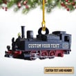 Personalized Railroader Ornament Model Railway Christmas Tree Hanging Ornaments 2022