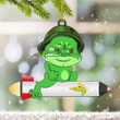 Missile Toad Ornament 2022 Funny Christmas Ornaments Hanging Decorations