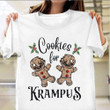 Cookies For Krampus Christmas Shirt Xmas Holiday Krampus Tee Shirt Clothing Gifts
