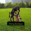 Merry Krampus Yard Sign Xmas Holiday Krampus Lawn Outdoor Decorations 2022 Ideas