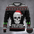 Skull Santa Merry Christmas Ya Filthy Human Ugly Sweater Funny Xmas Sweaters Gift For Adults