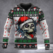 Naughty Skull Ho Ho Ho Hoodie Horror Funny Merry Christmas Clothing Gifts For Guys