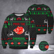 Pass The Gabagool Ugly Christmas Sweater Funny Christmas Holiday Xmas Sweater Gifts