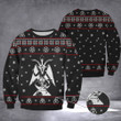 Baphomet Christmas Sweater Baphomet Holiday Sweater