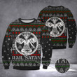Satanic Christmas Sweater Hail Satan Christmas Sweater Gift For Men Women