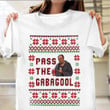 Pass The Gabagool Ugly Christmas Shirt Funny Tony Soprano Dinner Meme T-Shirt