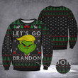 Let's Go Brandon Ugly Christmas Sweater FJB Funny Trump Clothing Trump 2024 Merch