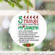 Grandma Christmas Ornament 2022 5 Things You Should Know About My Grandma She Is A Crazy