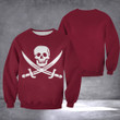Mississippi State Pirate Sweatshirt Mike Leach Pirate Clothing Merch