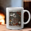 The Reader Just One More Chapter Mug Skeleton Graphic Reading Mug Gifts For Book Lovers