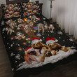 Sloths Christmas Quilt Bedding Sets Sloth Lover Cute Christmas Decorations For Your Bedroom