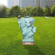 Elephant Statue Of Liberty Yard Sign Funny Elephant Outdoor Lawn Decorations Patriotic Merch