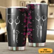 Personalized Dog Paw Groomer Tumbler Pet Lover Tumbler Cups Dog Groomer Gifts