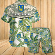 Stand With Ukraine Slava Ukraini Camo Hawaii Short Tropical Leaf Summer Men Outfit