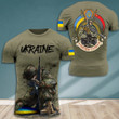 Kneeling Soldier Ukraine Ukrainian Right Sector Flag Shirt Support Ukraine Apparel For Men