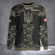 Canada Stand With Ukraine Slava Ukraini Camo Hoodie Canadian Support Ukraine Clothing Gifts