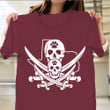 Texas State Pirate Hoodie Skull And Crossbones Pirate Clothing Merch