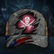 Texas State Pirate American Flag Hat Pirate Skull And Crossbones Flag Merch