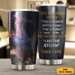 Custom Dragon They Whispered To Her You Cannot Withstand The Storm Tumbler Gift For Him