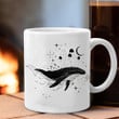 Mystical Whale Mug Whale Lover Cool Coffee Mugs Birthday Gifts For Boyfriend